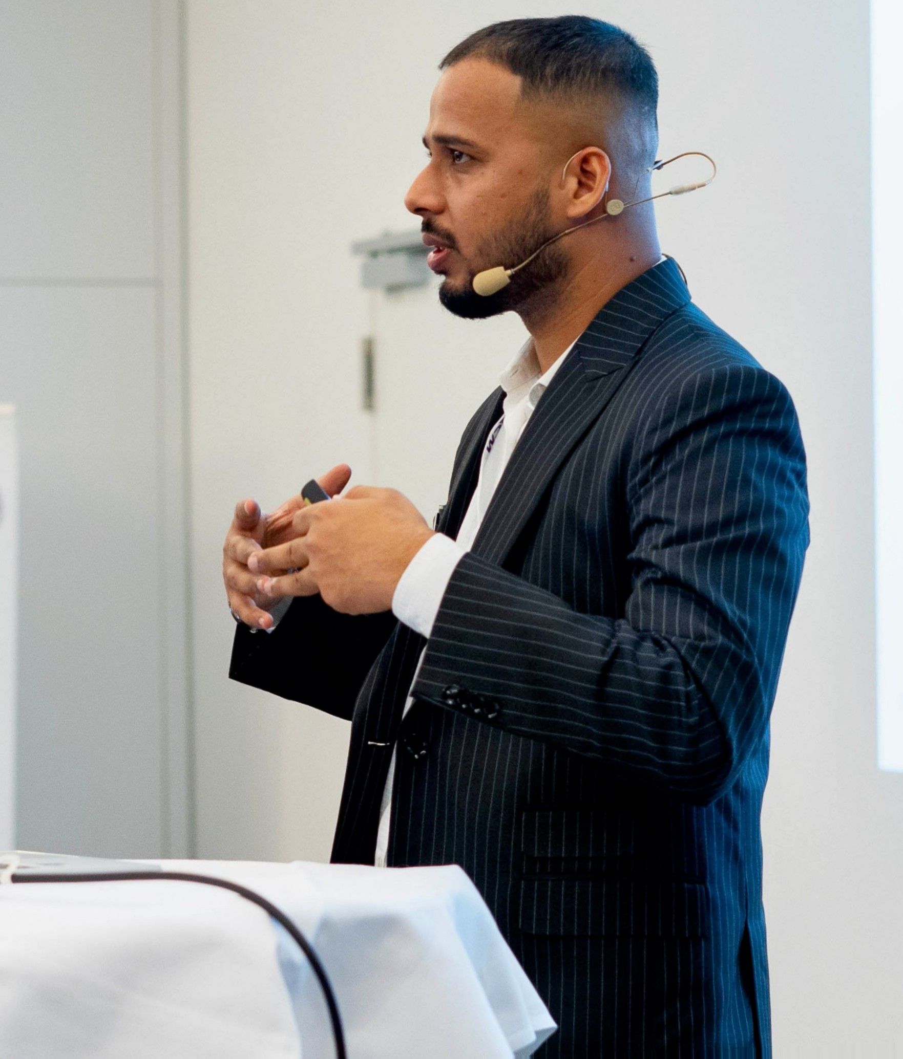 Arqum Ahmad stage shot